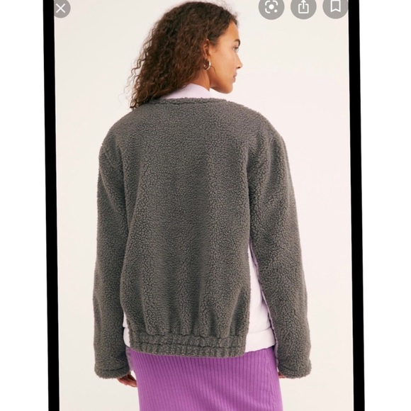 NEW Free People Rivington Sherpa Jacket - Picture 6 of 9